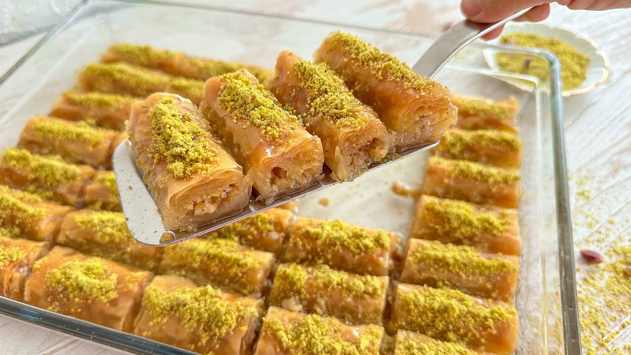 Last Minute Baklava mit Walnüssen für Ramadan