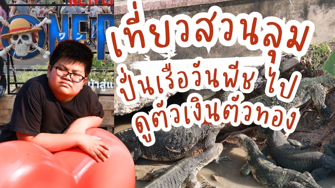 ปั่นเรือวันพีชดูตัวเงินตัวทองที่ สวนลุม