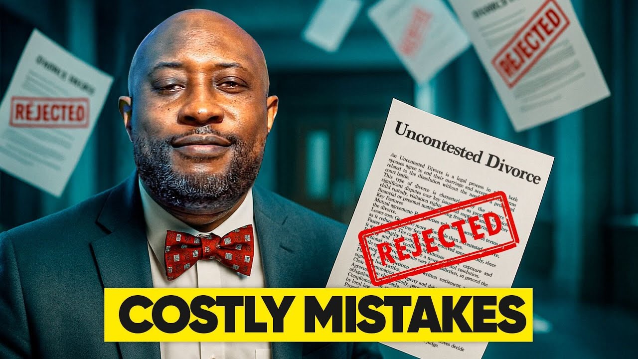 These 5 Uncontested Divorce Mistakes Will Make You LOSE Your Case