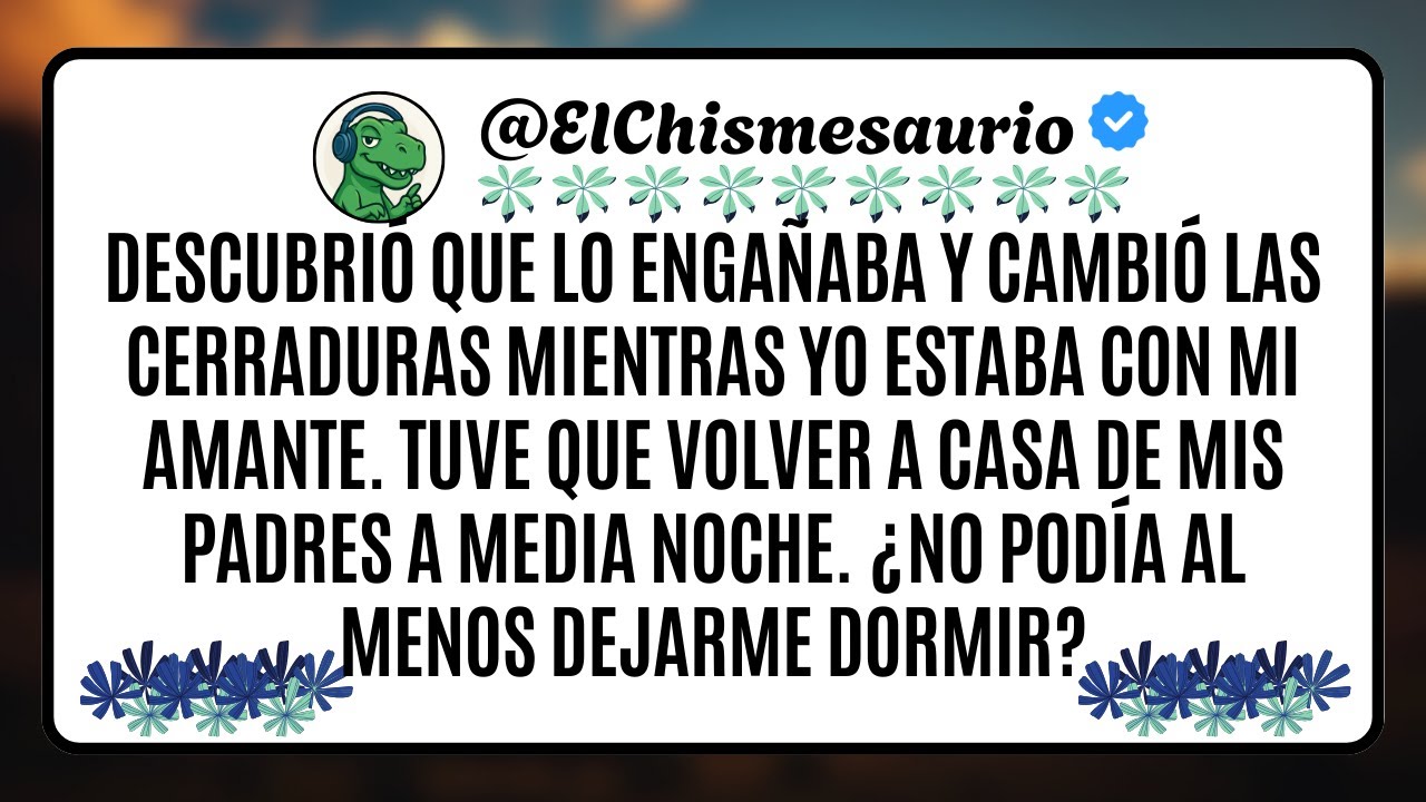 Descubrió que lo engañaba y cambió las cerraduras mientras yo estaba con mi amante. Tuve que...