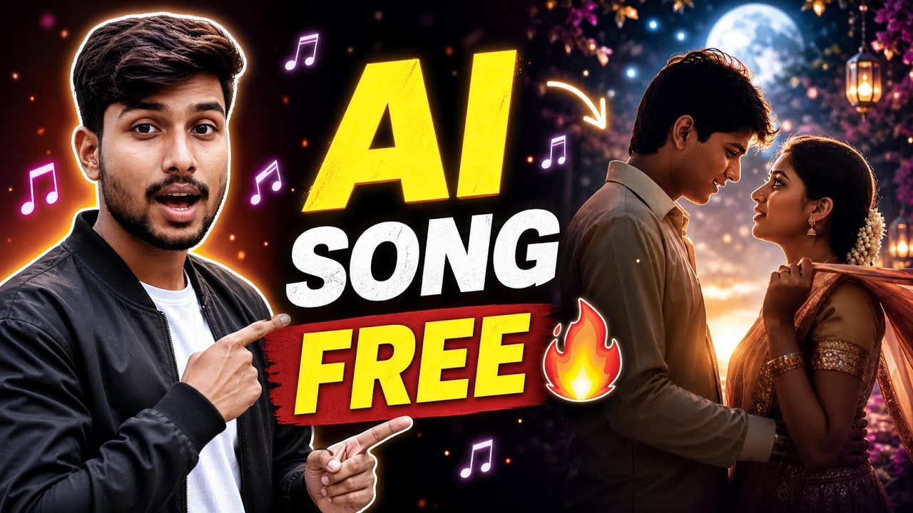 AI से किसी भी तरह का गाना बनाएं 🎶 | How to Make Song with AI | AI Music Generator Tutorial in Hindi