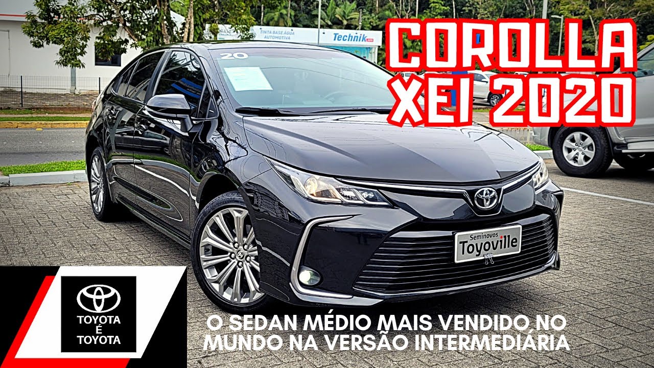TOYOTA COROLLA XEI 2020 2.0 FLEX SEMINOVO DETALHES DO INTERIOR E EXTERIOR
