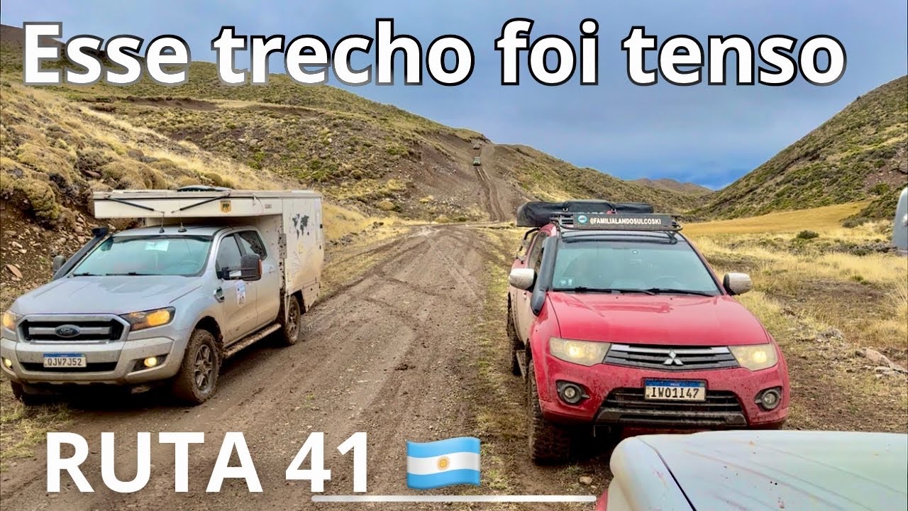 RUTA 41 - pior trecho da viagem | OFF-ROAD, muita lama e carro escorregando - Epis&oacute;dio 9