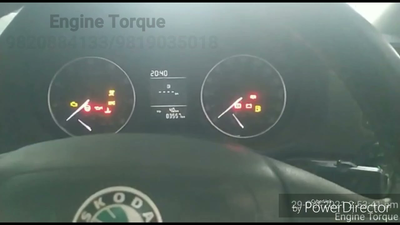 Skoda Laura needle sweep activation.