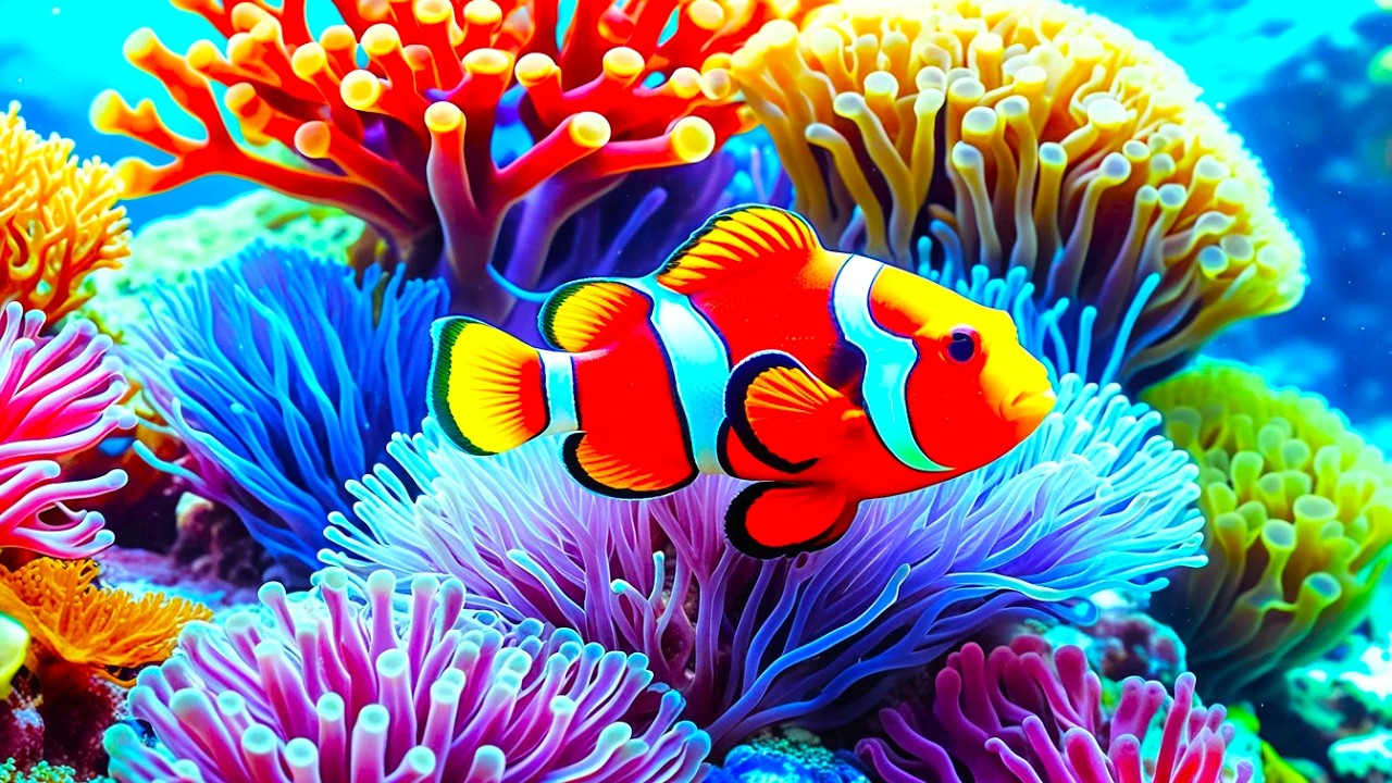 The Best 4K Aquarium - Explore the Stunning World of Sea Jellyfish and Beautiful Coral Reef Fish. #8