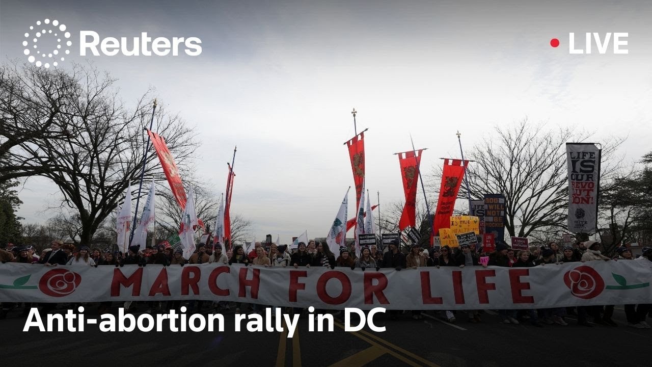 LIVE: Anti-abortion demonstrators gather in Washington, DC