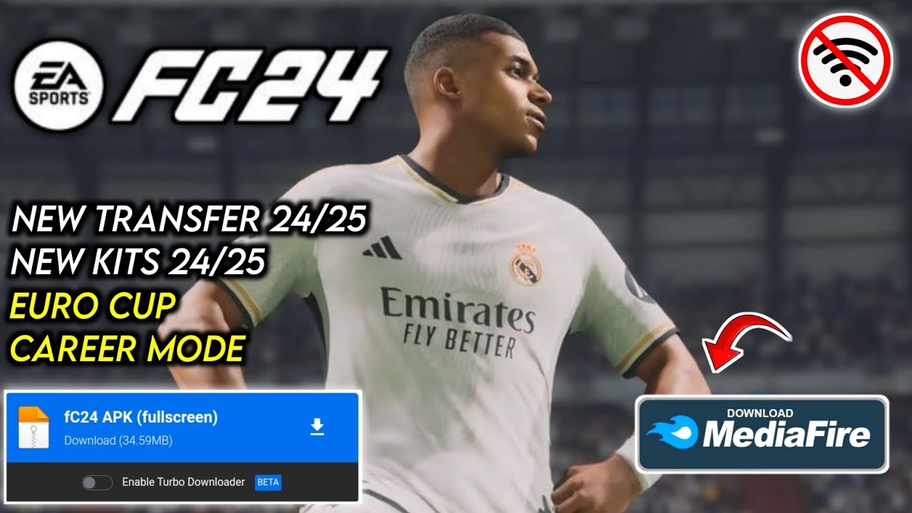 FIFA 16 MOD EA FC 24 GRAPICS HD ANDROID OFFLINE | NEW UPDATE TRANSFER & KITS 24/25