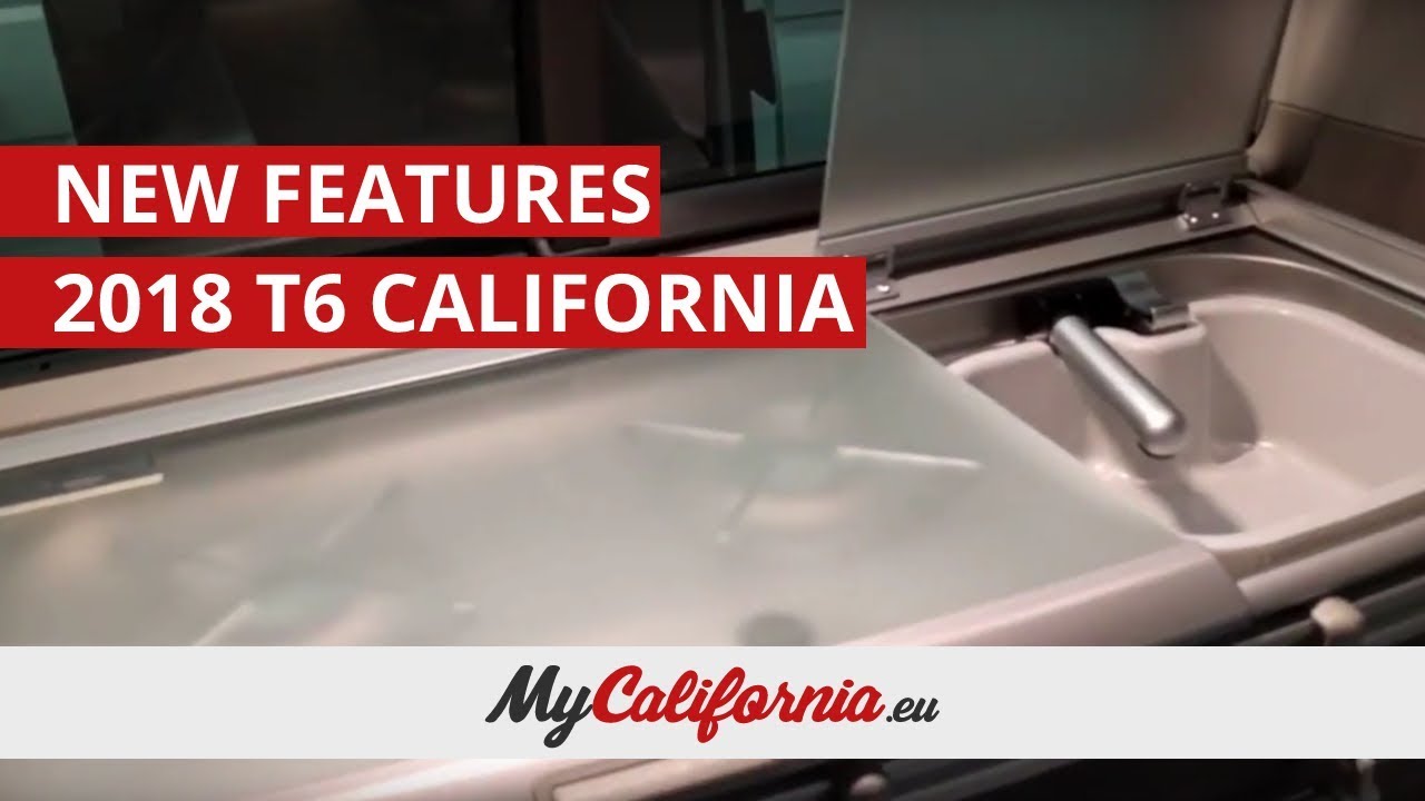 New features in the 2017 / 2018 VW California Coast and Ocean