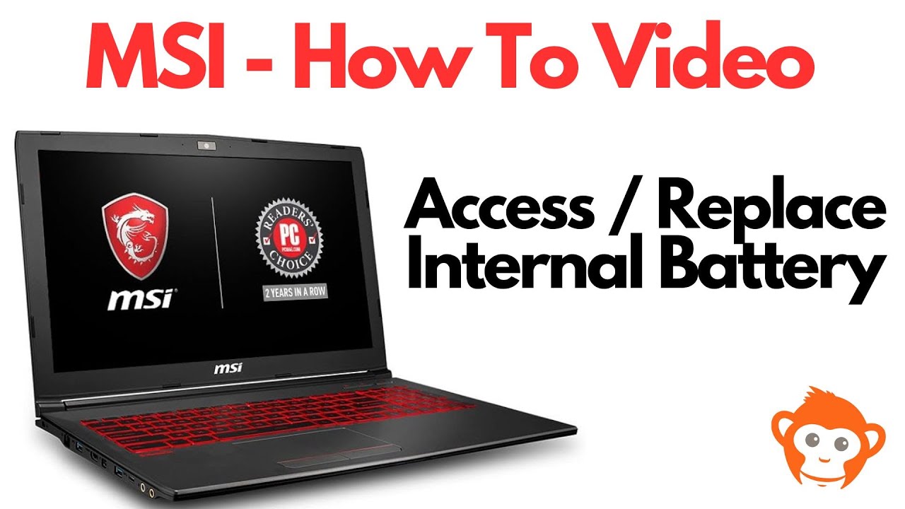 How To Replace Fix Internal Battery for MSI Gaming Laptop Computer