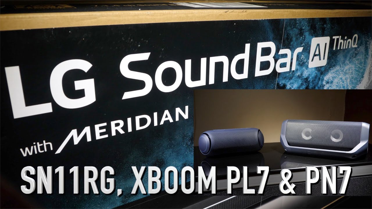 LG SN11RG Dolby Atmos Soundbar, plus, XBOOM Go PN7 & PL7 Wireless Speaker Reviews