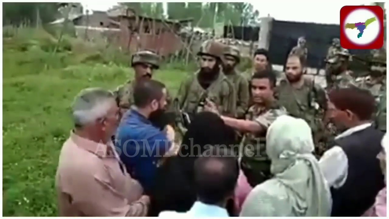 Indian Army give advise to Kashmiri people