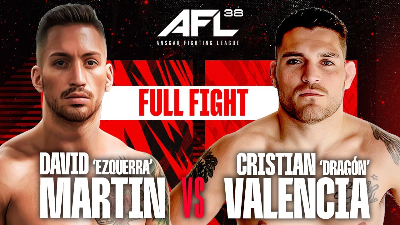 DAVID MARTIN vs CRISTIAN VALENCIA | FULL FIGHT | AFL 38: CHESTE