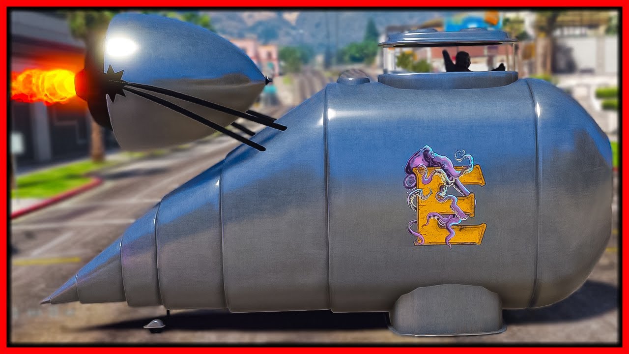 GTA 5 Roleplay - I BUILT CUSTOM ROCKET CAR & COPS HATED IT | RedlineRP