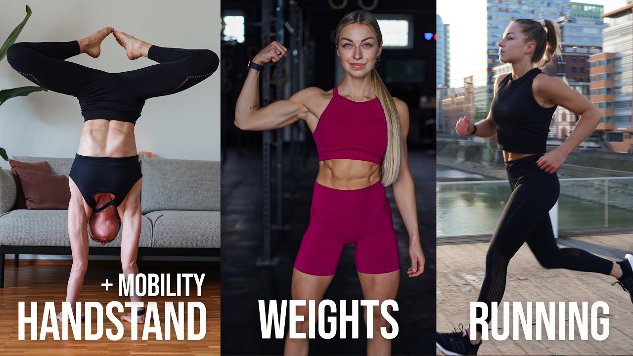 Week Of Workouts | My Workout Routine | 3x Gym Workout Split + Mobility, Running, Handstand
