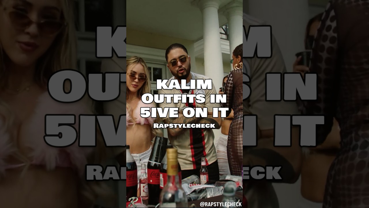 KALIM OUTFITS IN &bdquo;5IVE ON IT&ldquo; 🔥 #kalim #deutschrap #dailypaper #streetwear #outfitinspo