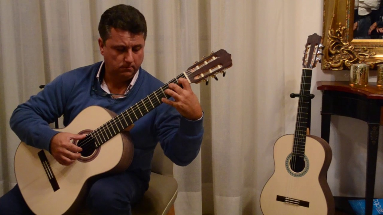 Pablo Requena Guitar Making Course. End of the course party October 2016.