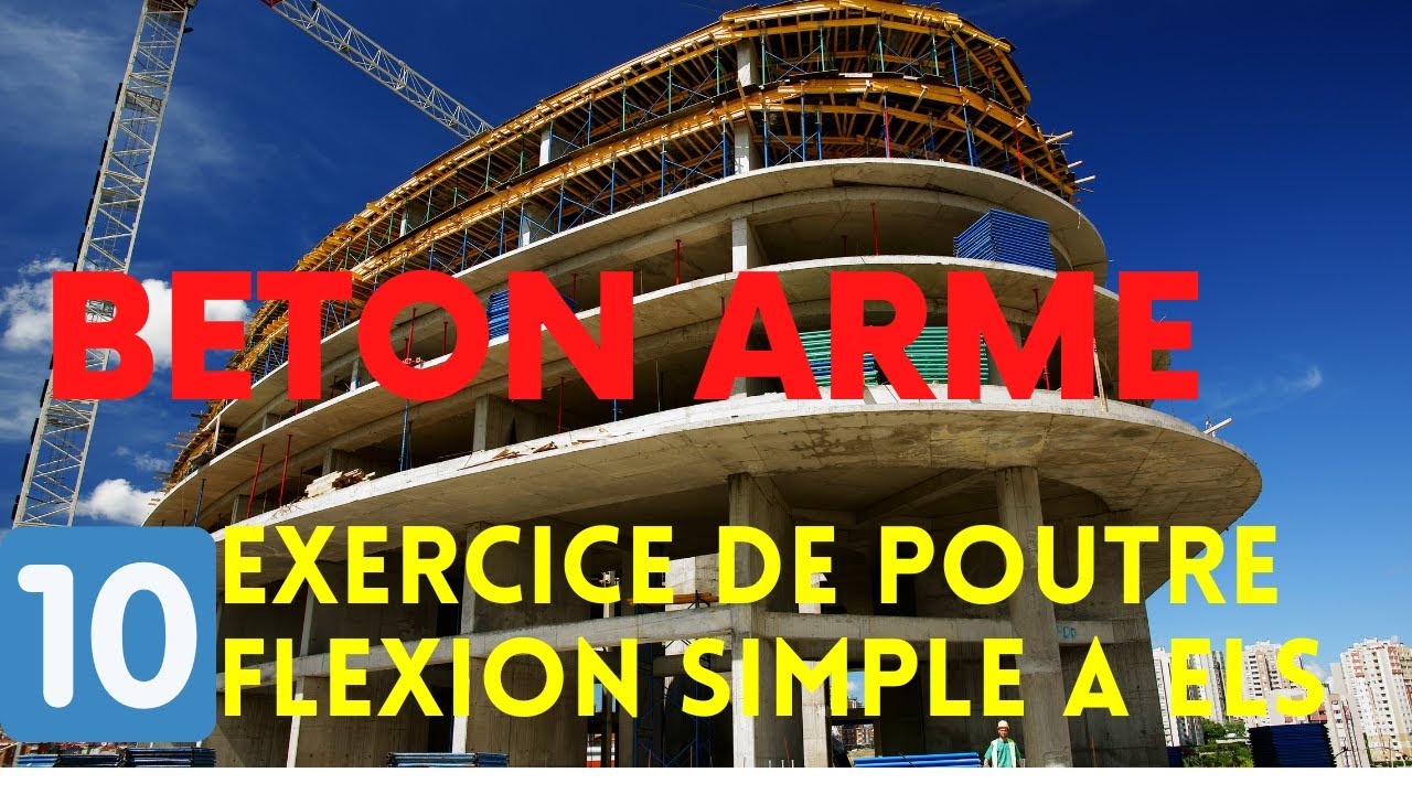 Exercice poutre rectangulaire en flexion simple a l'ELS