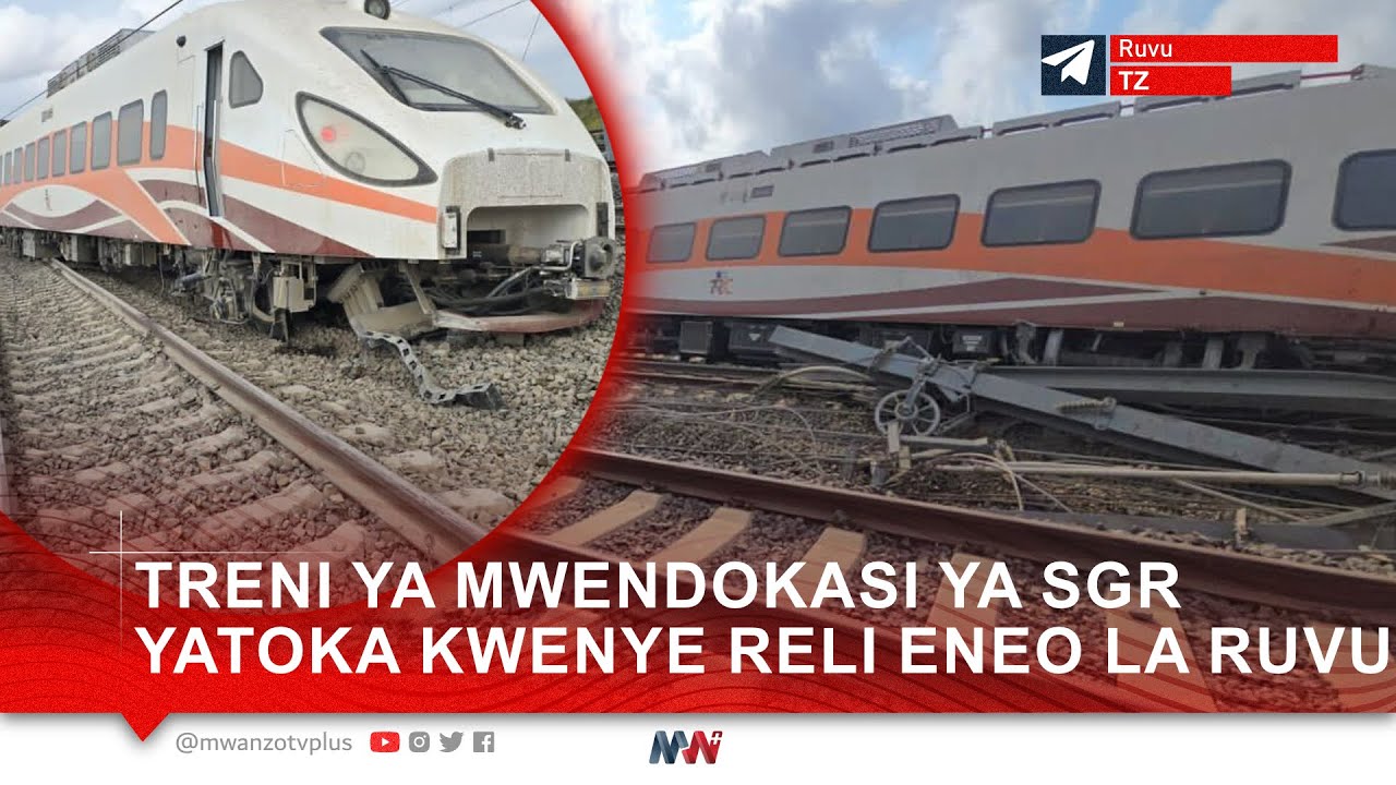 BALAA! TRENI YA MWENDOKASI YA SGR YATOKA KWENYE NJIA YA RELI ENEO LA RUVU