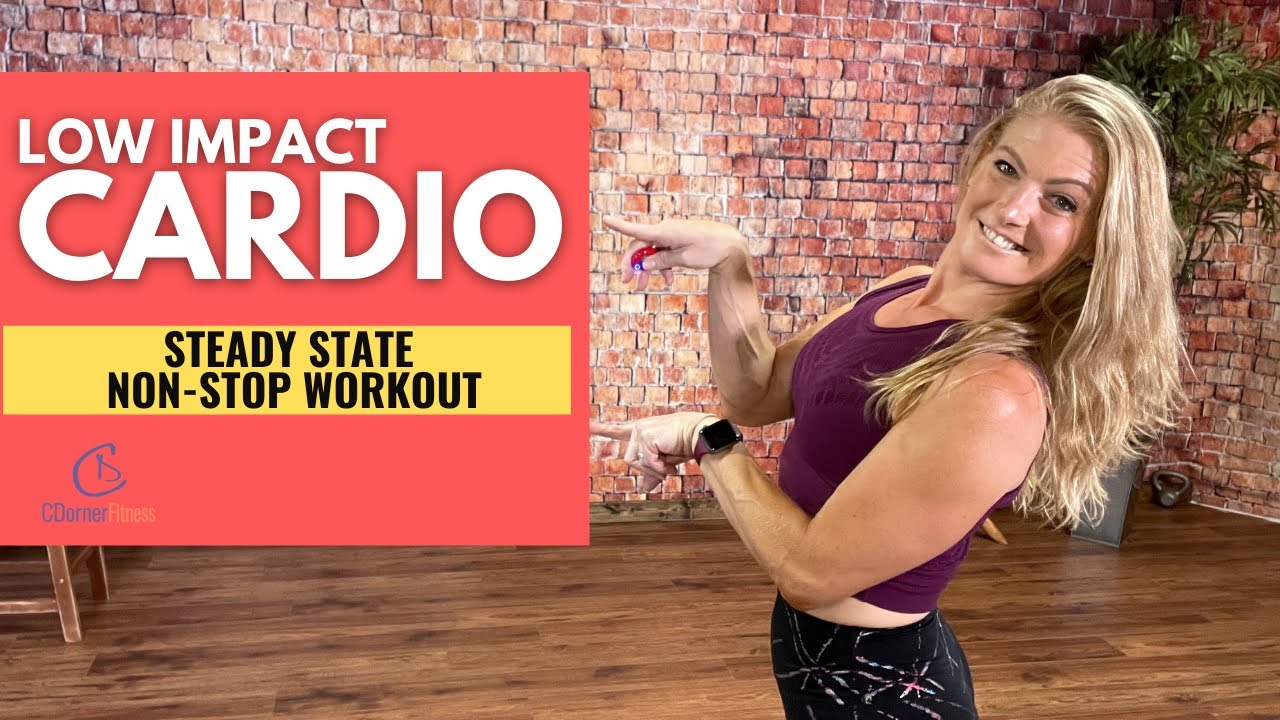 45 Min Low impact steady state cardio Workout | NO JUMPING |