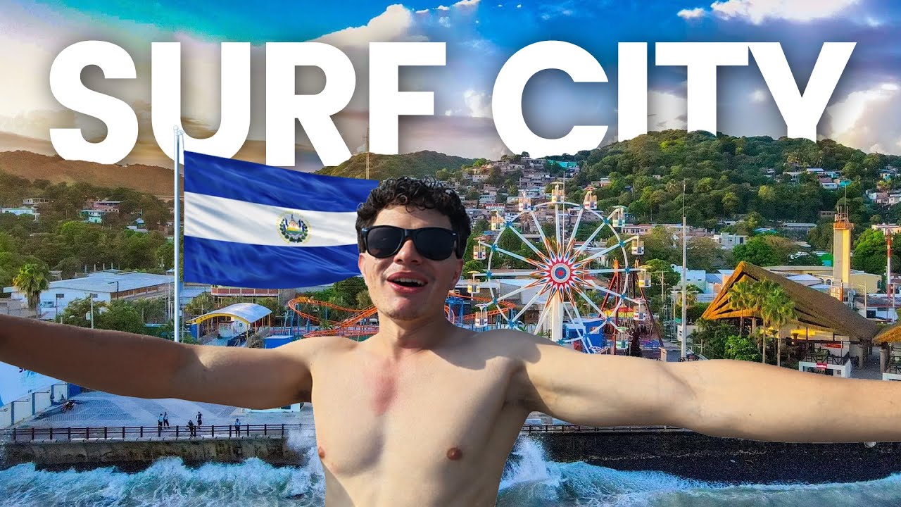 Así Es La CIUDAD DEL SURF de EL SALVADOR 🇸🇻
