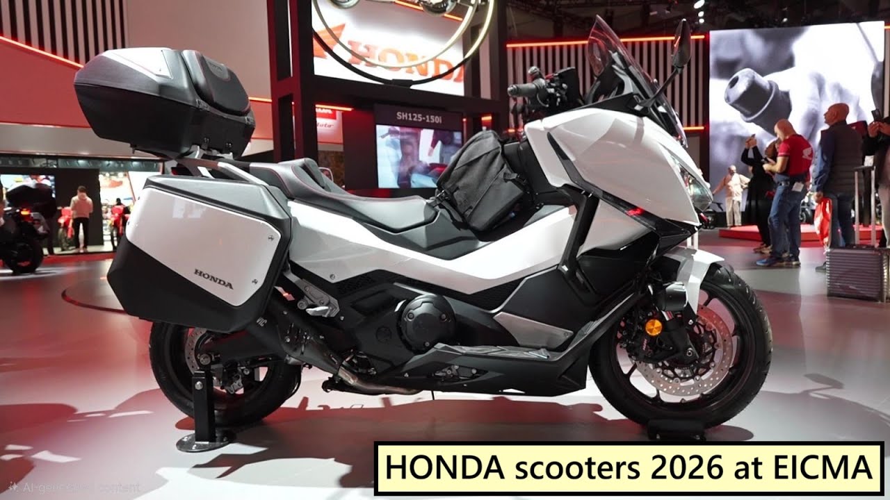 Скутеры HONDA 2026 — вся коллекция на выставке EICMA