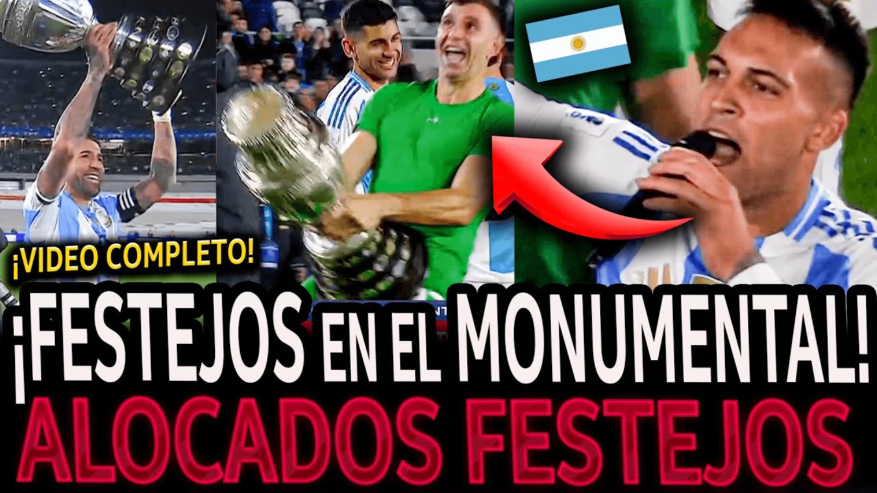 ¡ALOCADOS FESTEJOS de la SELECCIÓN ARGENTINA por COPA AMÉRICA tras GANAR a CHILE! (VIDEO COMPLETO)