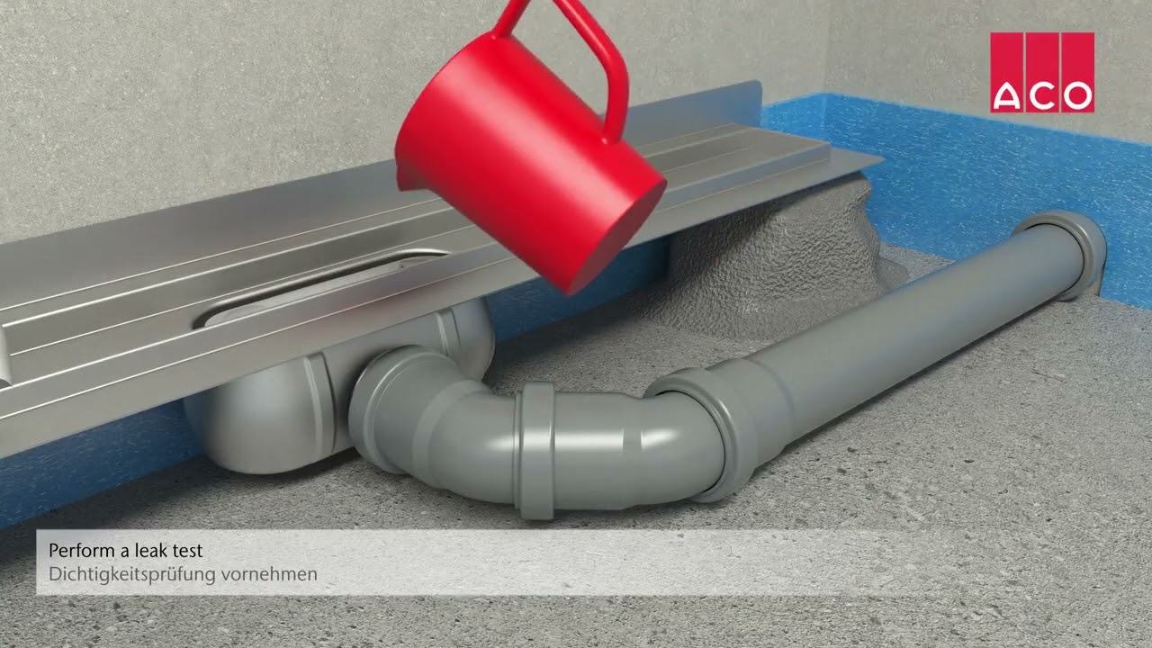 ACO ShowerDrain C - Vgradnja