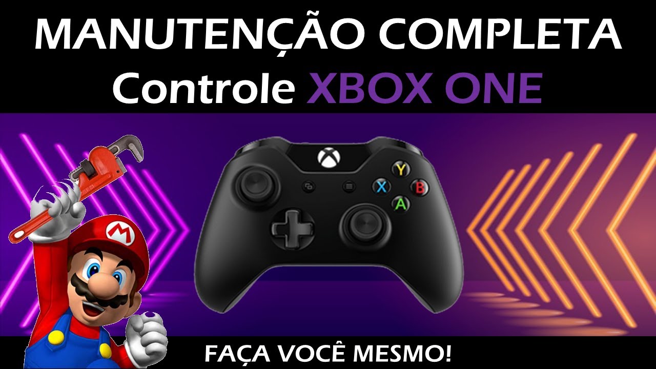 MANUTENÇÃO PROFISSIONAL CONTROLE XBOX ONE - LIMPEZA PREVENTIVA - P.J.&.P