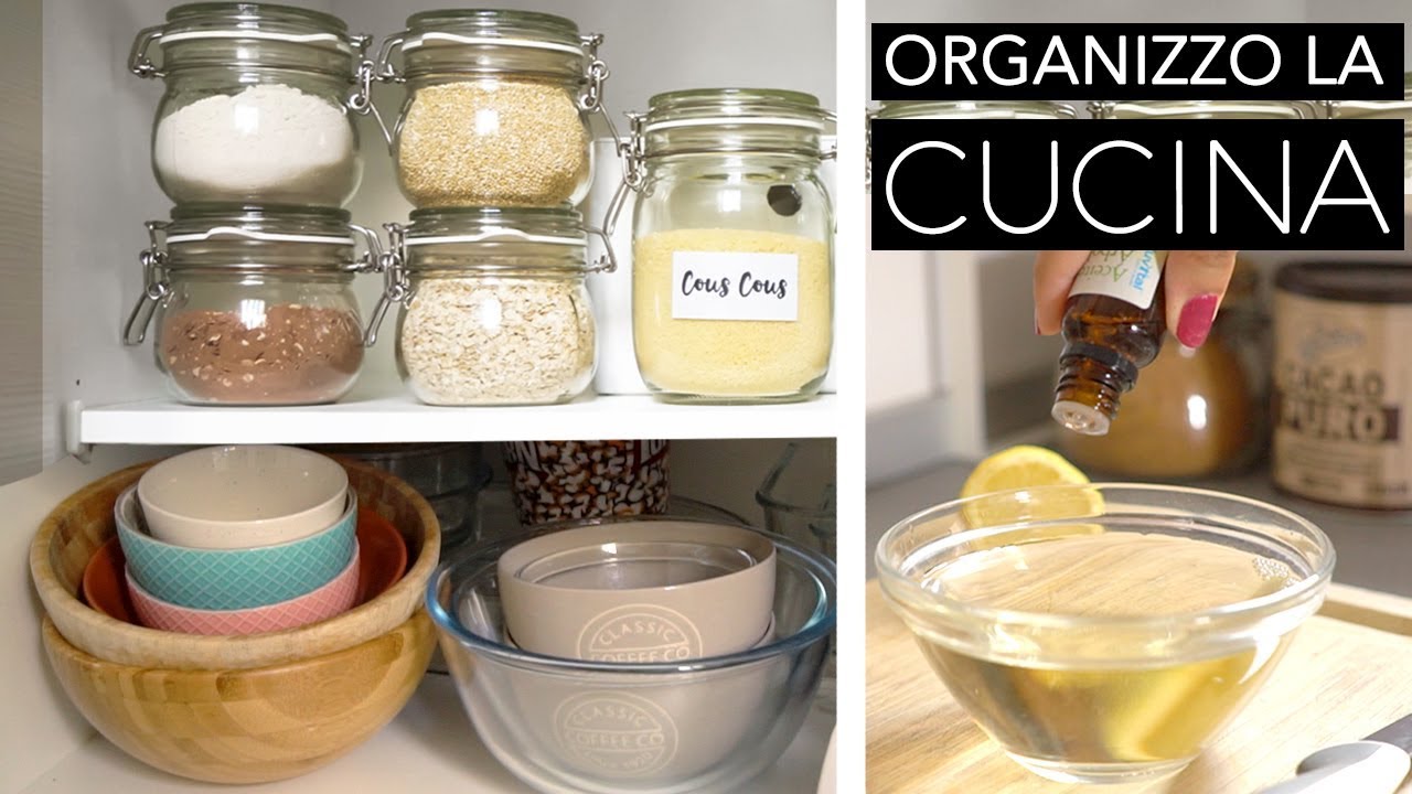 COME ORGANIZZO LA CUCINA -  5 LIFE HACKS PER PULIRE LA CUCINA