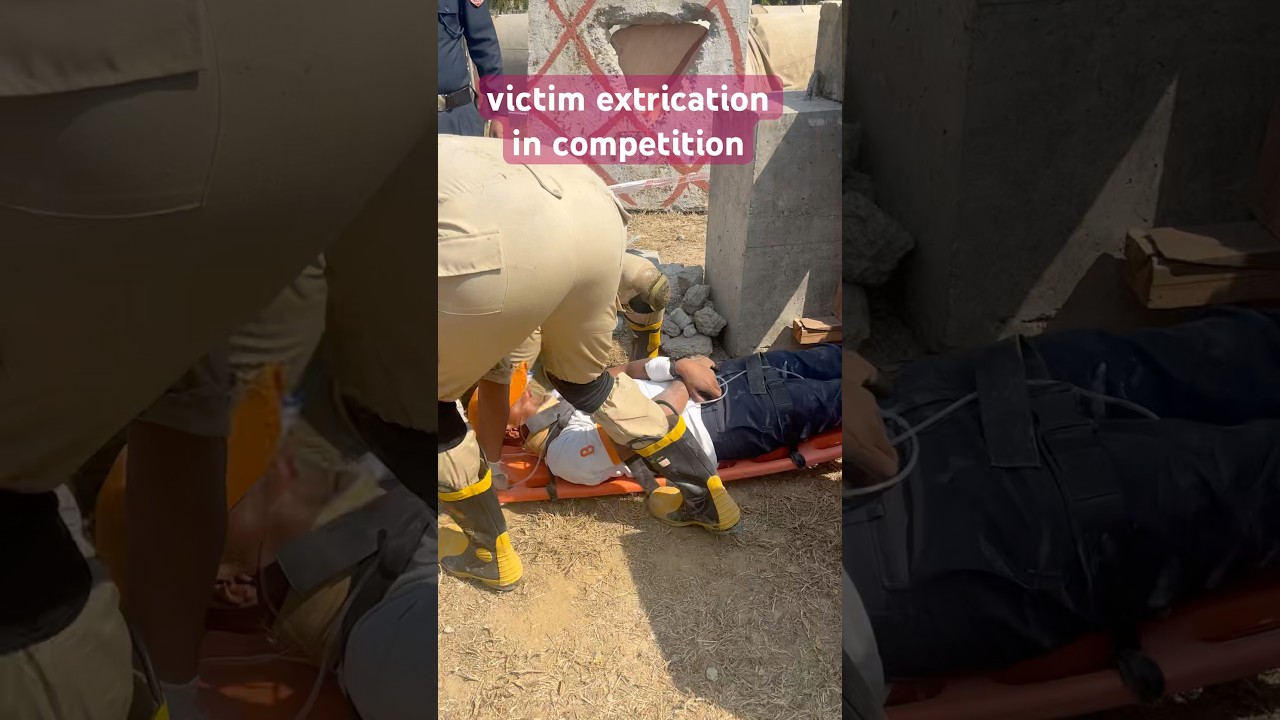 victim extrication, patient, cssr competition, ndrf competition, competition,operation ndrf #ndrf