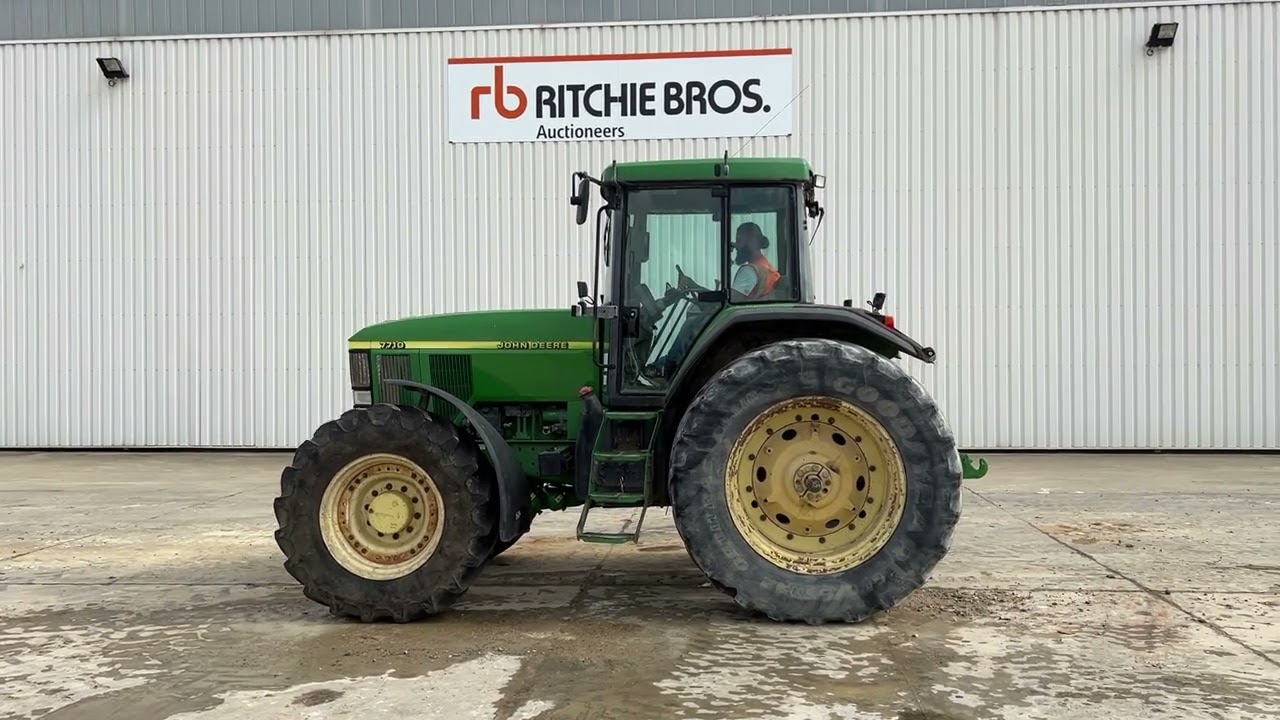 2000 John Deere 7710 4WD Agricultural Tractor I St Aubin, France Auction - 27 & 28 September