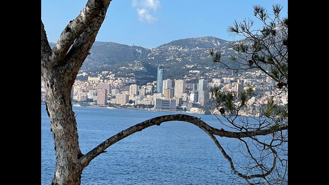 walk from Menton to Monaco  (4k) French Riviera - Winter 2022