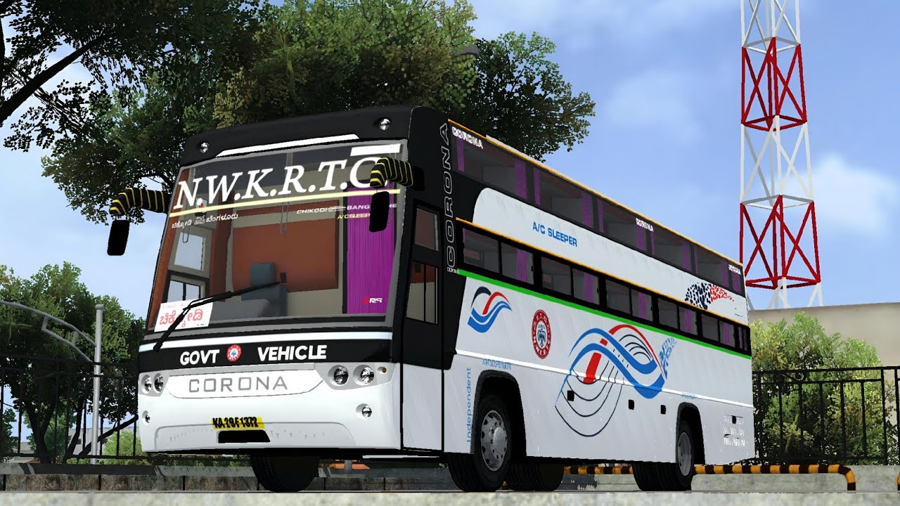 🔥UPCOMING REALISTIC NWKRTC CORONA BS-3 AC SLEEPER BUS MOD FOR BUSSID😍❤️&zwj;🔥