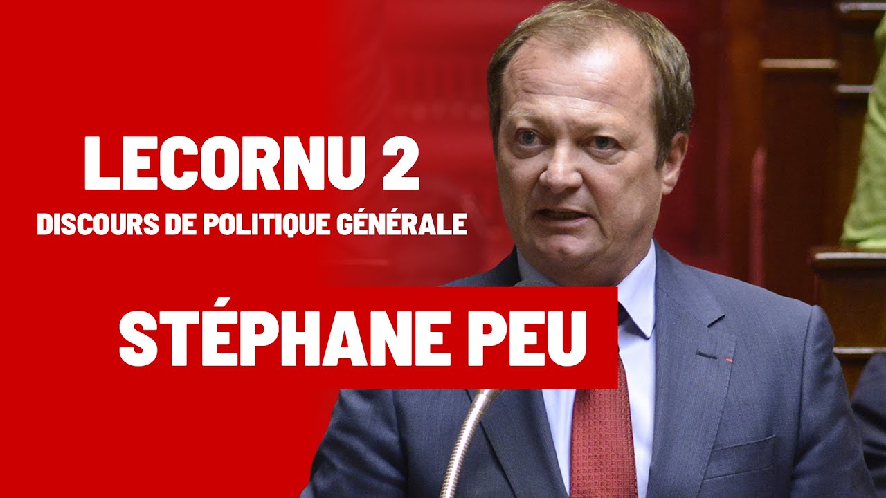 Discours de politique g&eacute;n&eacute;rale | St&eacute;phane Peu (GDR)