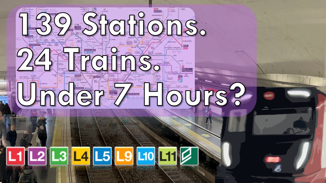 I Speedran the Barcelona Metro