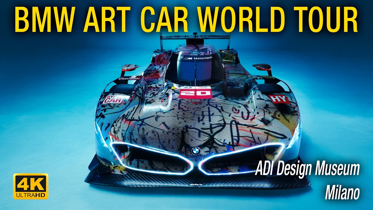 BMW Art Car World Tour: 50 anni di ART CAR all'ADI Museum di Milano