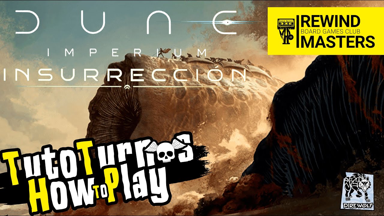 🌕 TutoTurnos - DUNE IMPERIUM INSURRECCIÓN (DireWolf) — ¡La ascensión de Muad'Dib! | Rewind Masters