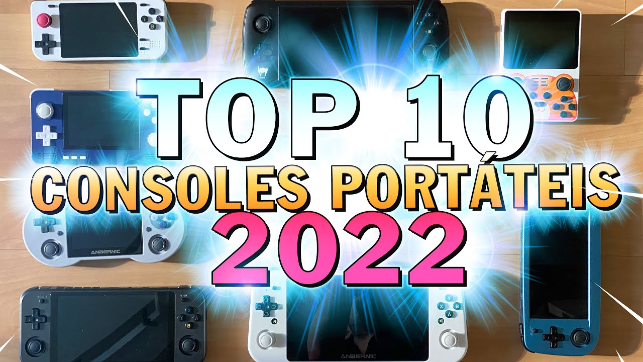 TOP 10 MELHORES CONSOLES PORTÁTEIS DE 2022 !