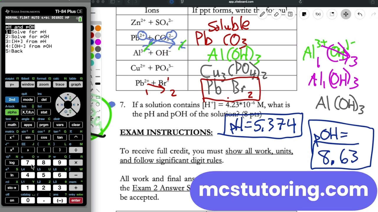 TI84 Chemistry Program: Solve Chemistry Problems Fast - Stoichiometry, pH, Empirical Formulas & More