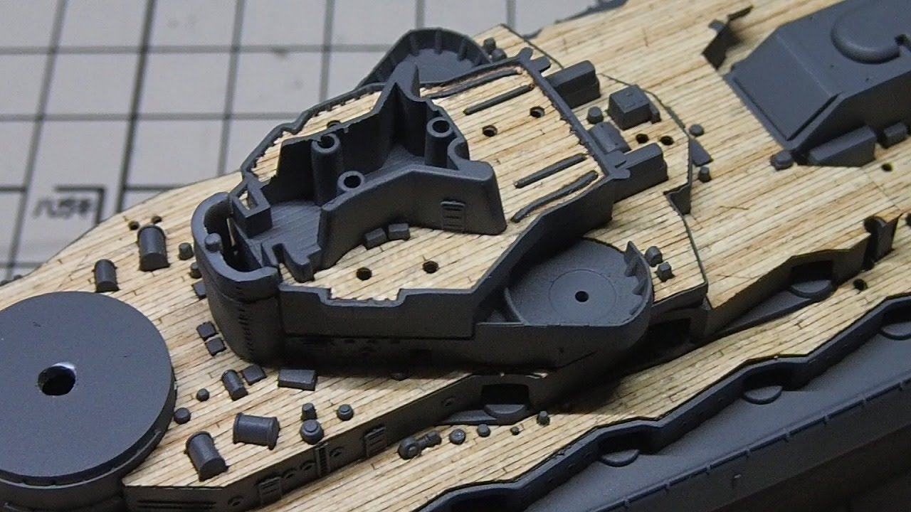 木甲板シールの貼り方【艦船模型製作講座】