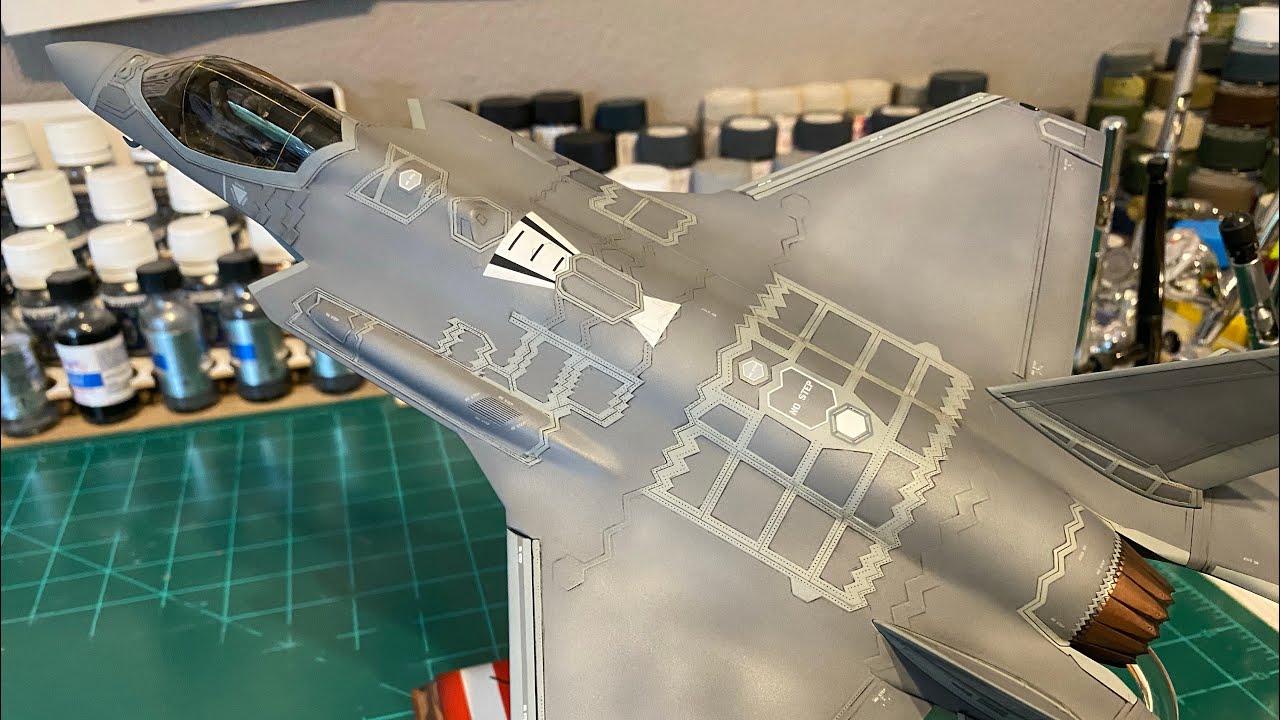 Сборка Meng F-35A 1/48, часть 2: покраска и готовая модель