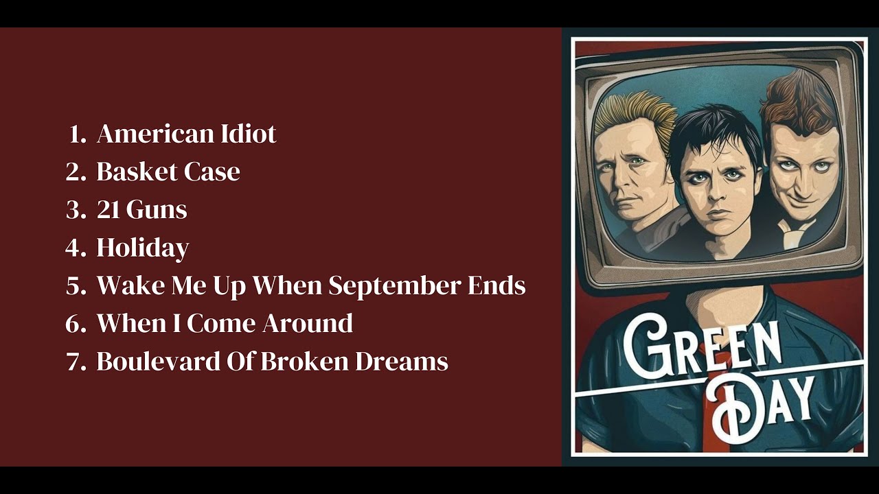 GREEN DAY - BEST SONG PLAYLIST