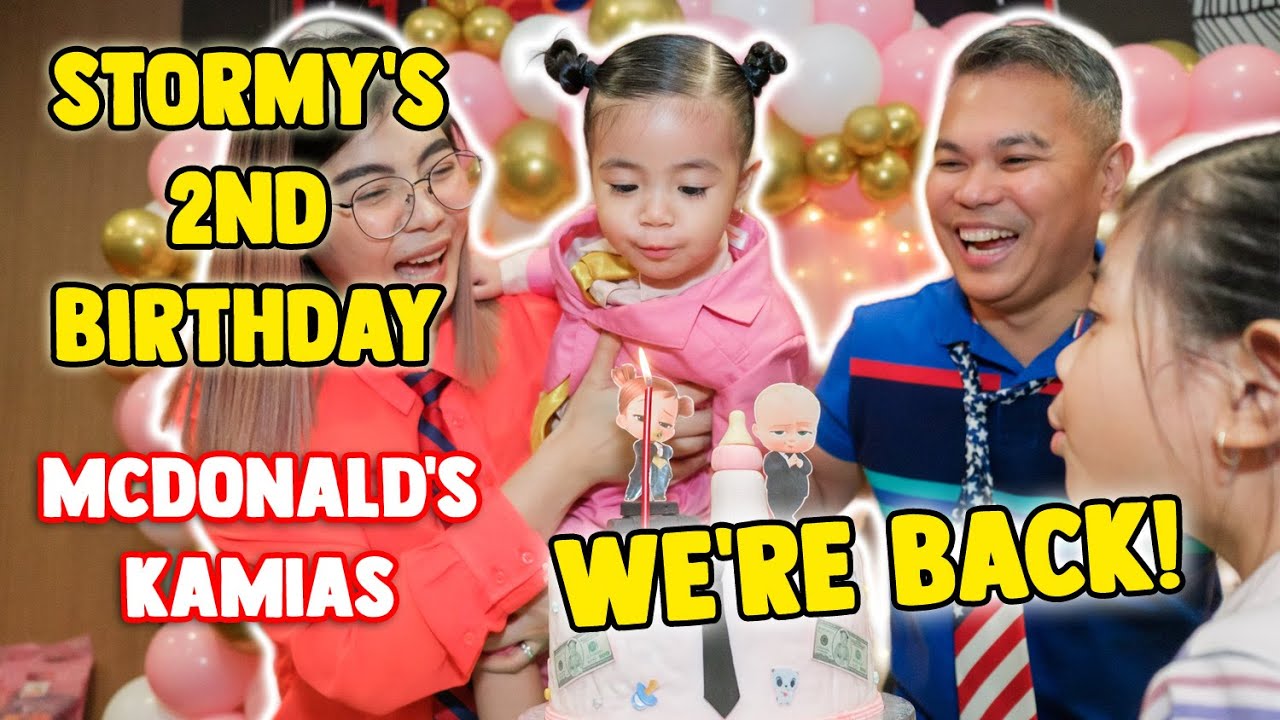 MCDONALD'S BIRTHDAY PARTY + MURANG PARTY SUPPLIERS | Bing Vlogs