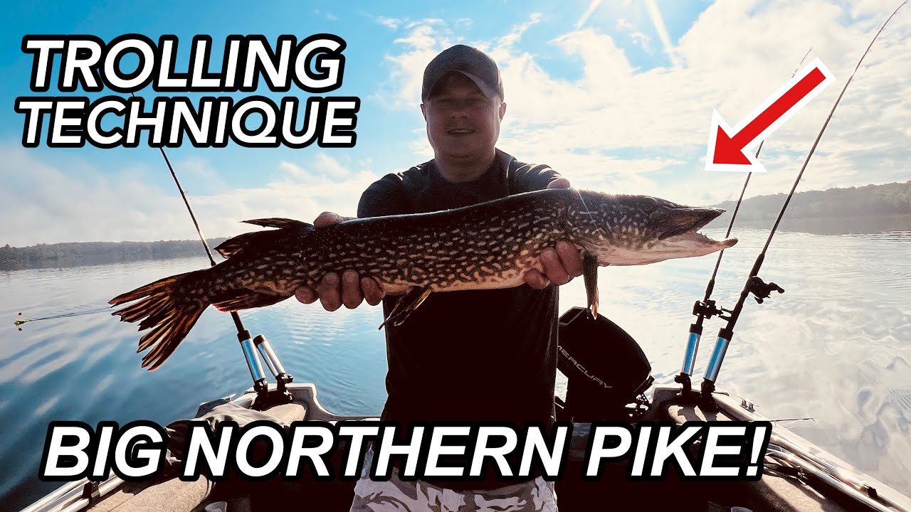 Mid-Summer Trolling Technique for BIG Northern Pike!!! (Our Complete Setup)
