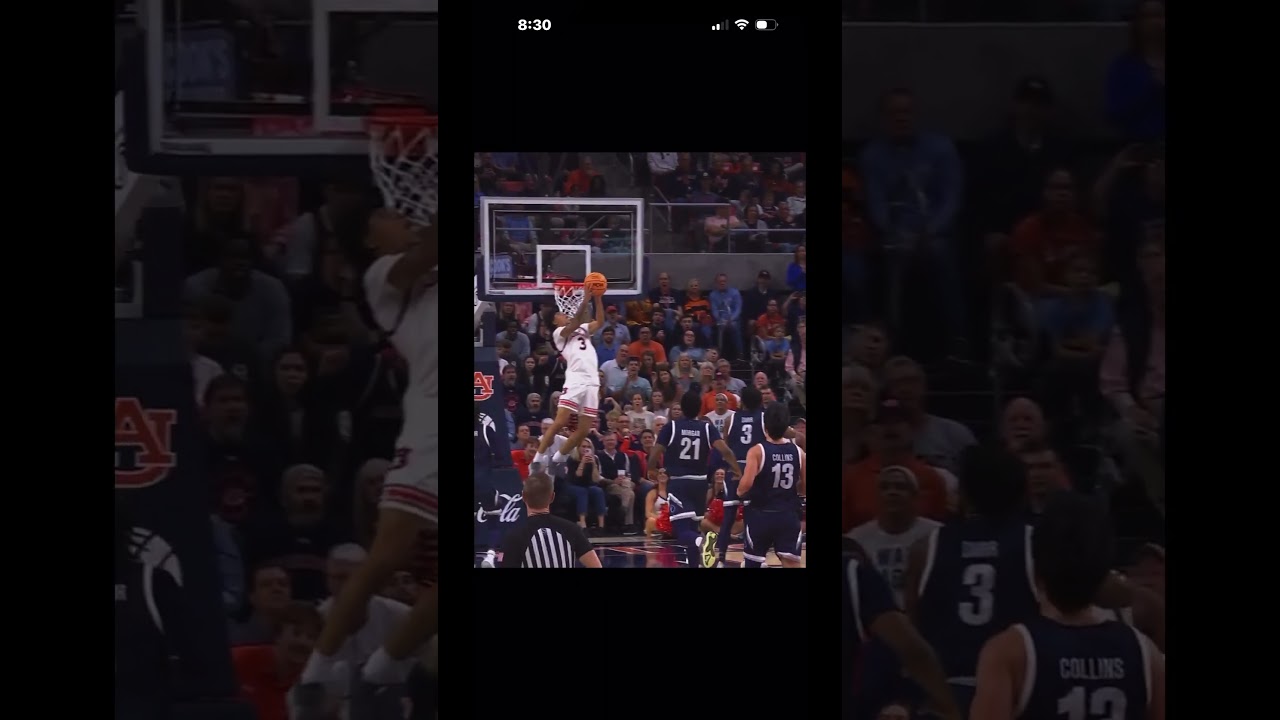 JAHKI HOWARD AUBURN DUNK #live #basketball #nbanaespn #dunk #ballislife #auburn