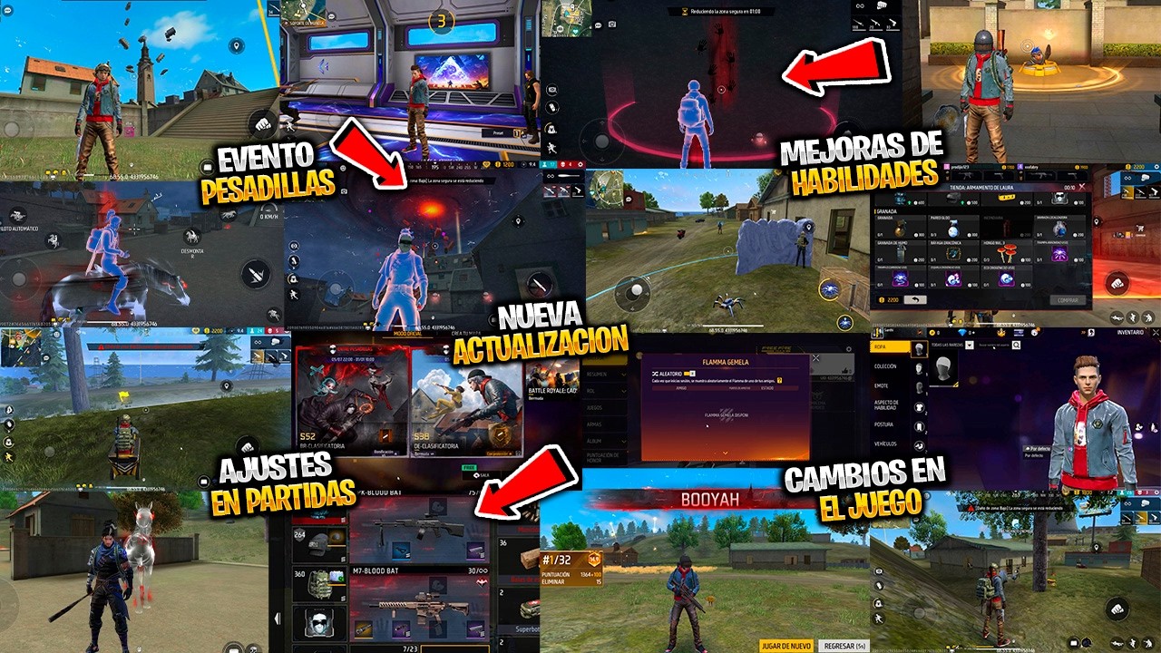 La NUEVA ACTUALIZACION de free fire y sus 18 NOVEDADES (SERVIDOR AVANZADO OB55)