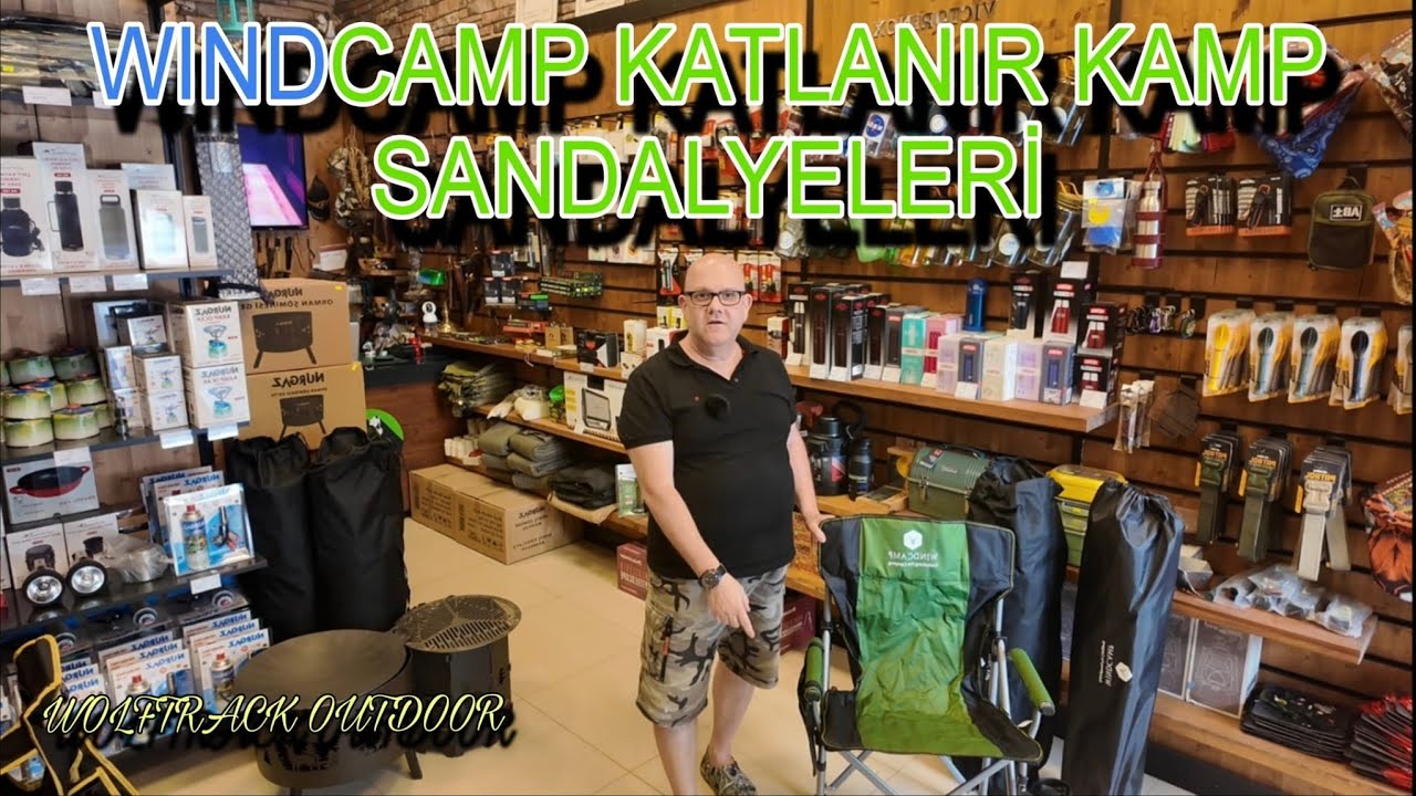 WİNDCAMP Katlanır Kamp Sandalyeleri - Wolftrack.com.tr