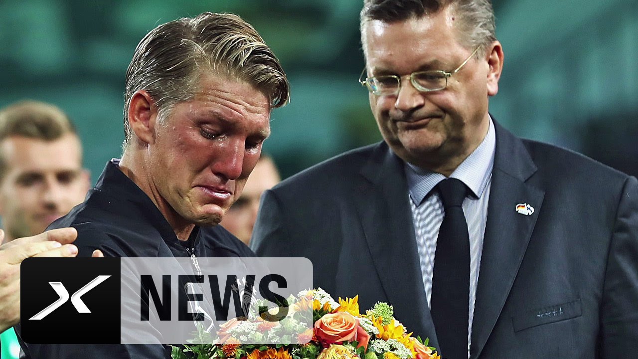 Tr&auml;nen pur! So emotional war der Abschied von Bastian Schweinsteiger | DFB-Team