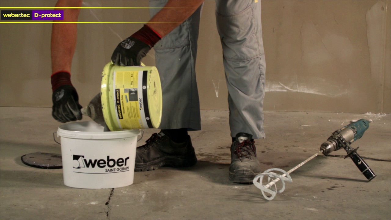 Hidroizolacija webertec D-protect - upustvo za upotrebu