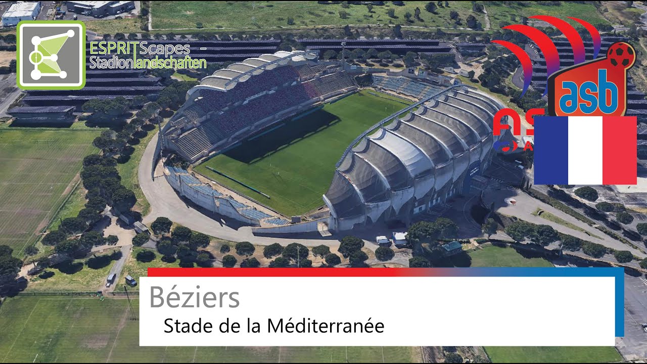 Stade de la Méditerranée | AS Béziers AS Béziers | AS Béziers Hérault | Google Earth | 2019